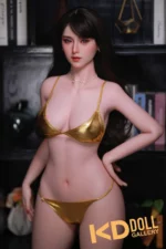 168cm/5ft6 F-cup Silicone Sex Doll – Shuya：圖片 5