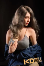 170cm/5ft7 H-cup Silicone Head Hair Implants Sex Doll – Djamila：圖片 2