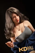 170cm/5ft7 H-cup Silicone Head Hair Implants Sex Doll – Djamila：圖片 4