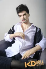 175cm/5ft9 Male Silicone Head Sex Doll – Zhou：圖片 3