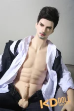 175cm/5ft9 Male Silicone Head Sex Doll – Zhou：圖片 4