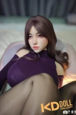 162cm/5ft4 F-cup Silicone Sex Doll – Xiaobei：圖片 3