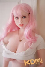 150cm/4ft11 K-cup Silicone Sex Doll – Ariel：圖片 2