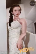 156cm/5ft1 E-cup Silicone Head Sex Doll – Zona Childe：圖片 5