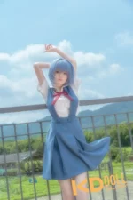 156cm/5ft1 F-cup Silicone Sex Doll – Rei Ayanami：圖片 2