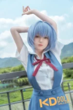 156cm/5ft1 F-cup Silicone Sex Doll – Rei Ayanami