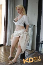 156cm/5ft1 E-cup Silicone Head Sex Doll – Divina：圖片 2