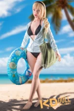 157cm/5ft2 D-cup Silicone Sex Doll – Gali：圖片 6
