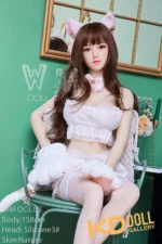 158cm/5ft2 D-cup Silicone Head Sex Doll – Imelda：圖片 3