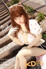 158cm/5ft2 D-cup Silicone Head Sex Doll – Nolwenn：圖片 3