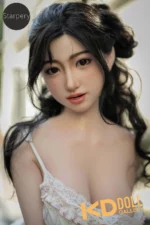 159cm/5ft3 D-cup Silicone Head Sex Doll – Yufan：圖片 3