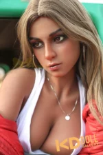 159cm/5ft3 G-cup Silicone Head Sex Doll – Flora：圖片 3