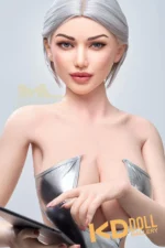 159cm/5ft3 G-cup Silicone Sex Doll – Celine：圖片 4