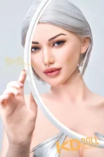 159cm/5ft3 G-cup Silicone Sex Doll – Celine：圖片 5