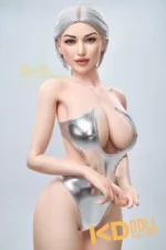 159cm/5ft3 G-cup Silicone Sex Doll – Celine：圖片 6