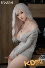 159cm/5ft3 G-cup Silicone Sex Doll – Yao：圖片 4