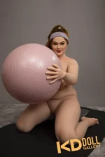 161cm/5ft3 H-cup Silicone Head Sex Doll – Ivory：圖片 4