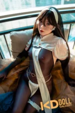 162cm/5ft4 Minus A-cup Silicone Sex Doll – Yeona：圖片 4
