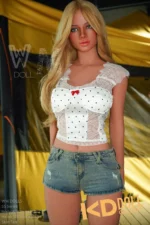 163cm/5ft4 D-cup Silicone Head S-TPE Body Sex Doll – Aaireca：圖片 5