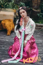 163cm/5ft4 G-cup Silicone Head Sex Doll – Jin：圖片 4