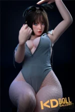 164cm/5ft5 F-cup Silicone Sex Doll – Yu：圖片 2