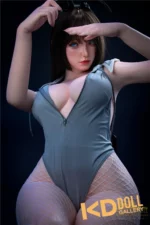 164cm/5ft5 F-cup Silicone Sex Doll – Yu：圖片 3