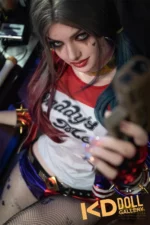 166cm/5ft5 C-cup Silicone Sex Doll – Harley Quinn：圖片 6