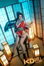 168cm/5ft6 E-cup Silicone Sex Doll – Mai Shiranui：圖片 4