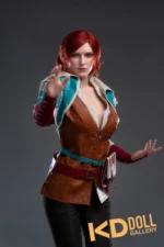 168cm/5ft6 E-cup Silicone Sex Doll – Triss Merigold：圖片 2