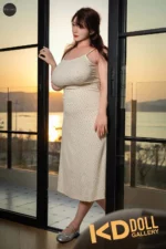 168cm/5ft6 H-cup Silicone Head Sex Doll – Hao：圖片 6