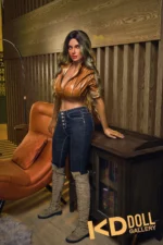 165cm/5ft5 G-cup Silicone Sex Doll – Emily Bart：圖片 2