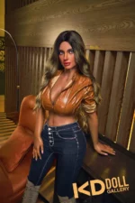 165cm/5ft5 G-cup Silicone Sex Doll – Emily Bart：圖片 3