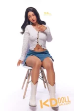 152cm/4ft12 A-cup Silicone Sex Doll – Mandel：圖片 2