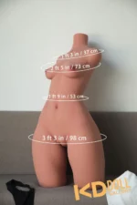 90cm/2ft11 D-cup Female Torso TPE Sex Toys [In Stock | EU Only]